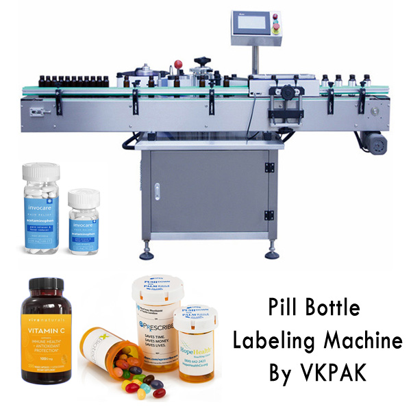 Pill Bottle Labeling Machine