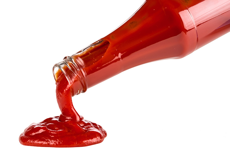 Sauce mit Flasche